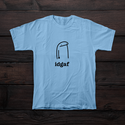 idgaf | Unisex Relaxed Fit 100% Cotton T-Shirt