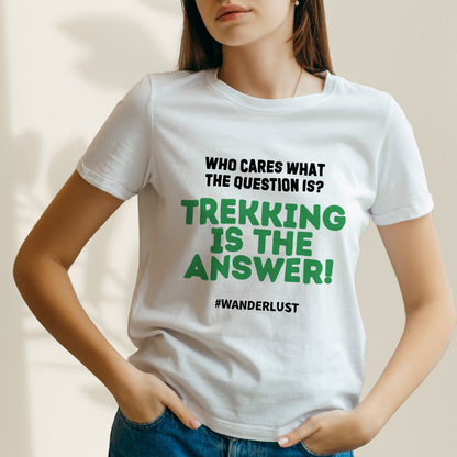 Trekking is Love | Unisex Relaxed Fit Cotton T-Shirt