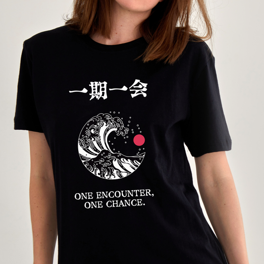 One encounter, one chance - Anime Japanese  Unisex Relaxed Fit T-Shirt