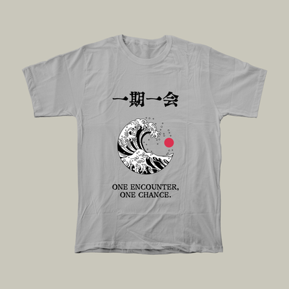 One encounter, one chance - Anime Japanese  Unisex Relaxed Fit T-Shirt